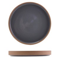 Kava Grey Stoneware Presentation Plate